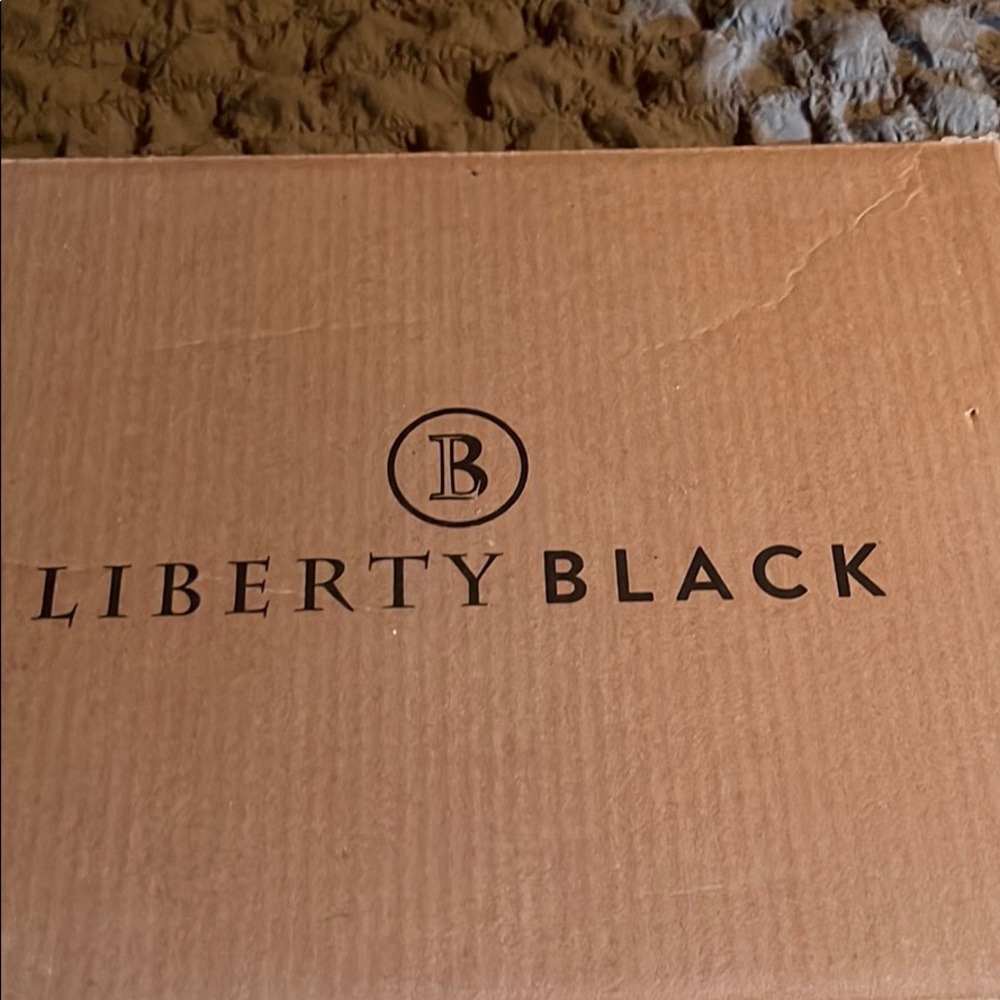 Liberty Black Simone Leopard Leather ankle boot